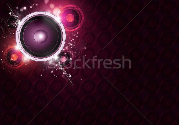 Abstract Sound Speaker Music Background Stock photo © alexaldo