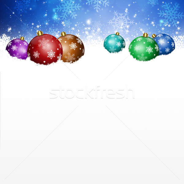 Magie witte plek vakantie kerstmis Stockfoto © alexaldo