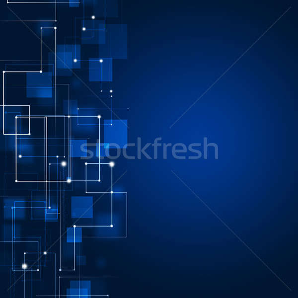 Abstract tehnologie afaceri comunicatii albastru Imagine de stoc © alexaldo