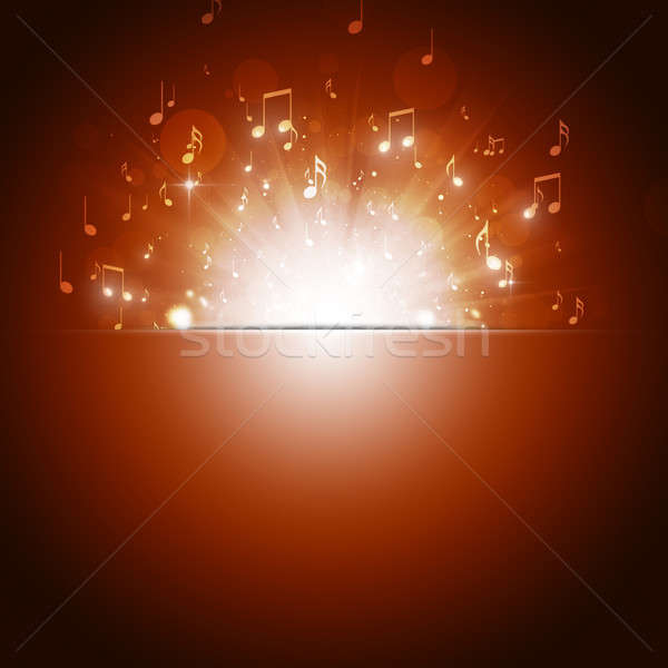 Music Notes Background Stock photo © alexaldo