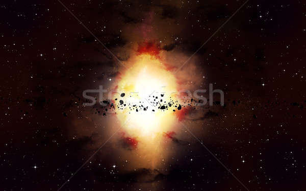 Space Bright Nebula Stock photo © alexaldo
