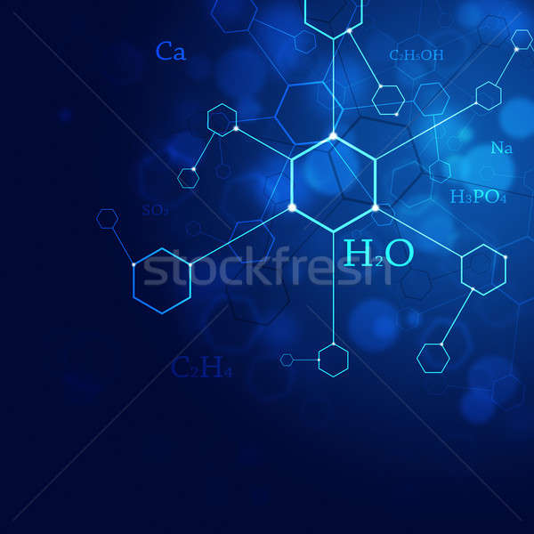 Science Blue Background Stock photo © alexaldo