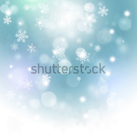 Stockfoto: Winter · heldere · vakantie · christmas · wenskaart