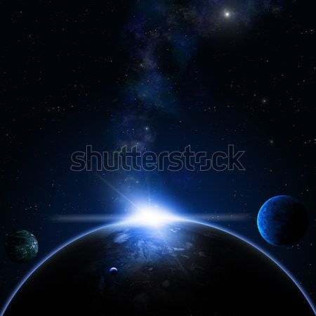 Stock photo: Space Solar Eclipse