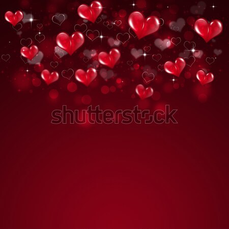 Валентин горячей сердцах праздник красный Сток-фото © alexaldo