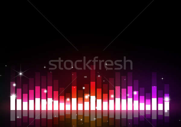 Musique égaliseur résumé joyeux événements lumière [[stock_photo]] © alexaldo