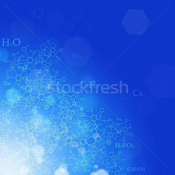 Science Blue Background Stock photo © alexaldo