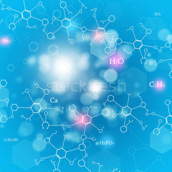 抽象 科學 技術 化學 分子 模型 商業照片 © alexaldo