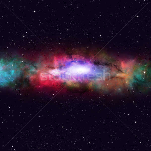 Stock photo: Space Multicolor Nebula