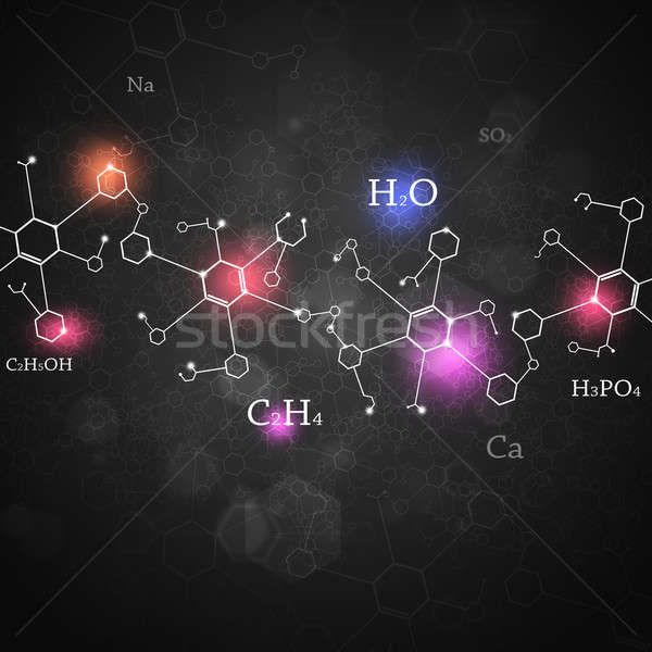 Chemicznych streszczenie ciemne technologii nauki chemia Zdjęcia stock © alexaldo