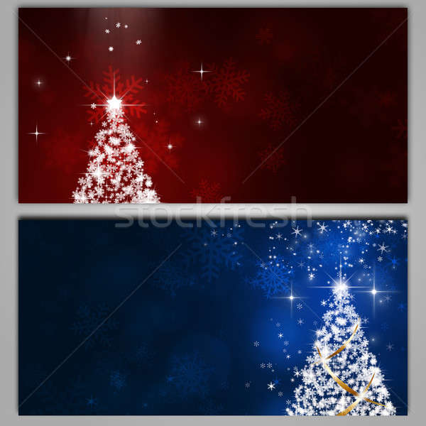 árvore · banners · férias · natal · ano · novo - foto stock © alexaldo  (#7676730) | Stockfresh