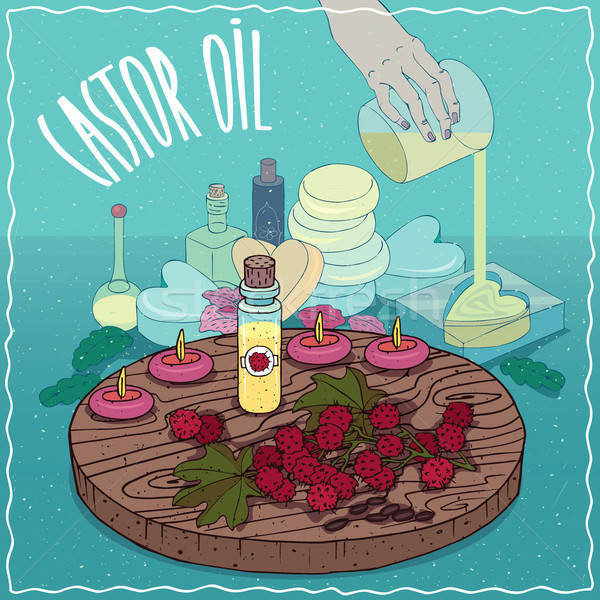 Olio usato sapone vetro fiala Foto d'archivio © alexanderandariadna