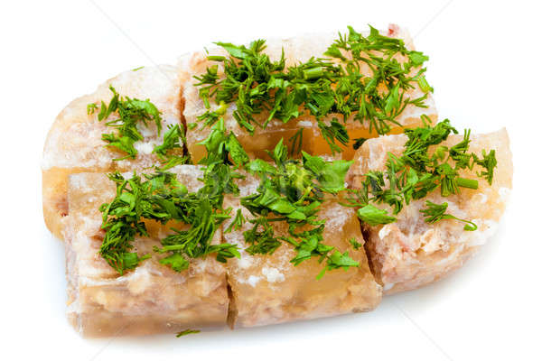 Mięsa biały żywności tle restauracji Sałatka Zdjęcia stock © alexandkz
