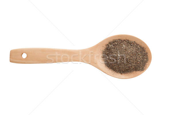 Pepper mixture and wooden spoon  isolated on white background Stock photo © alexandkz