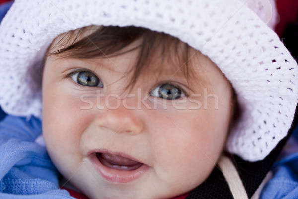 Recém-nascido menina retrato bebê amor feliz Foto stock © alexandkz
