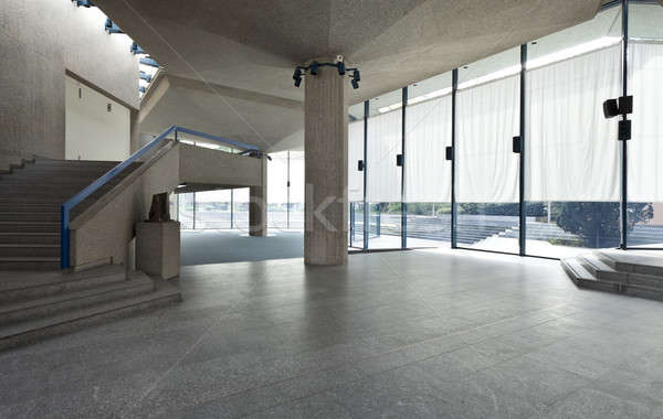 Modern beton building for public events, indoor Stock photo © alexandre_zveiger