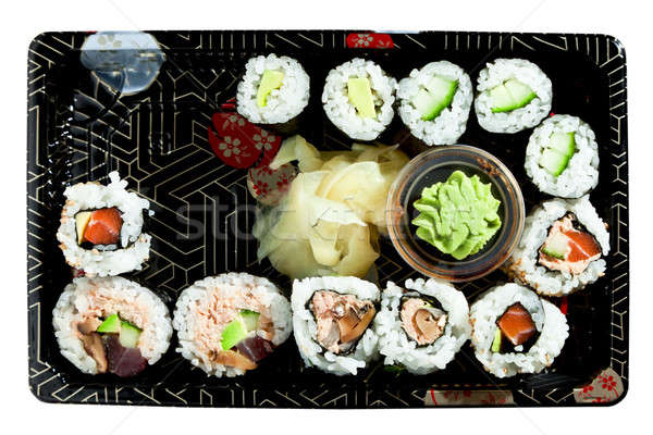sushi isolated plate Stock photo © alexandre_zveiger