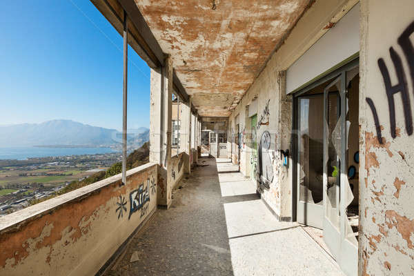 abandoned house, architecture Stock photo © alexandre_zveiger