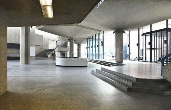 Modern beton building for public events, indoor Stock photo © alexandre_zveiger