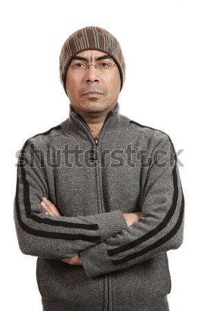 Stock photo: casual outfit man's portrait 