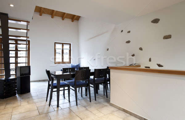 Foto stock: Interior · moderno · casa · casa · tabela · quarto