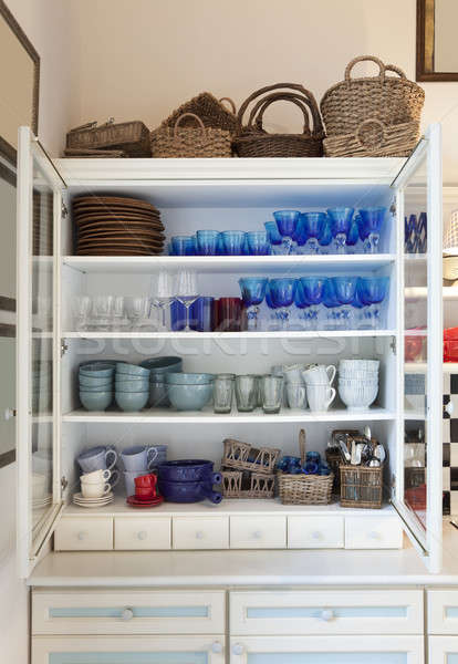 Coloured kitchen sideboard  Stock photo © alexandre_zveiger