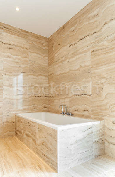 Moderno banheiro bom mármore paredes casa Foto stock © alexandre_zveiger