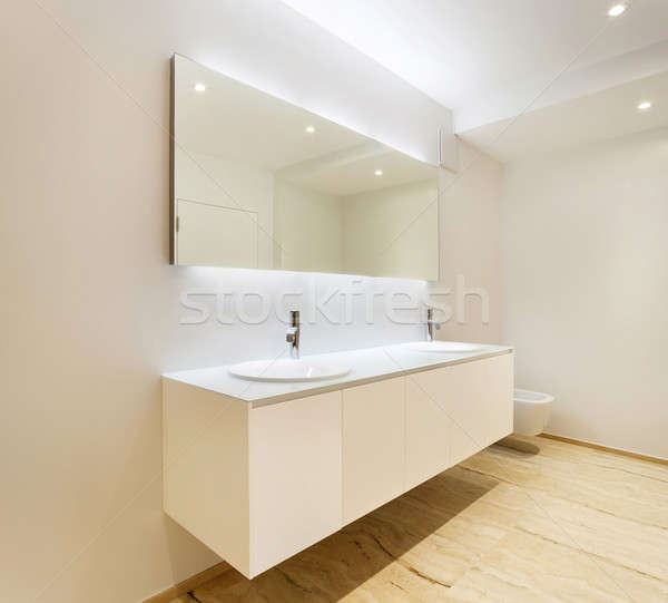 Moderno banheiro bom casa parede casa Foto stock © alexandre_zveiger