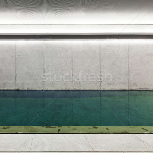 Foto stock: Moderno · casa · piscina · interior · concreto