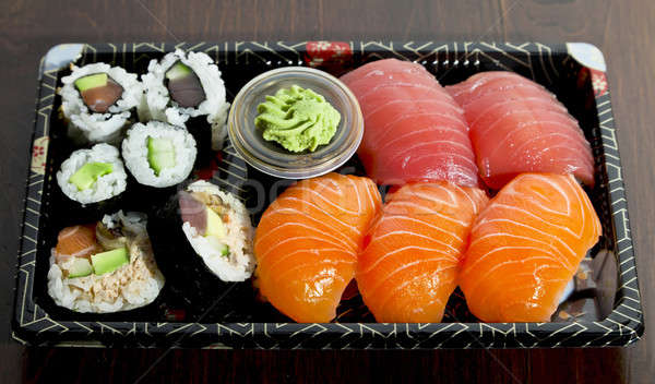 sushi isolated plate Stock photo © alexandre_zveiger