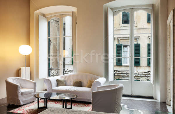 Wnętrza architektury apartamentu piękna widoku Zdjęcia stock © alexandre_zveiger