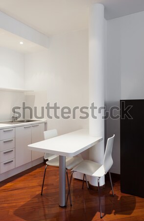 Esstisch Küche Interieur home nice Küche modernen Stock foto © alexandre_zveiger