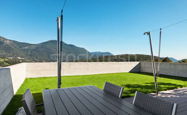 Modern house, outdoor Stock photo © alexandre_zveiger