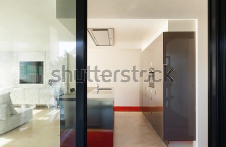 Interior estilo moderno garfo moderno casa natureza Foto stock © alexandre_zveiger