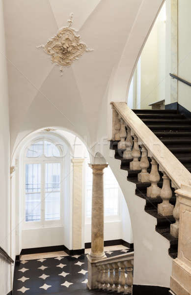 インテリア アーキテクチャ アパート 古代 階段 ストックフォト © alexandre_zveiger