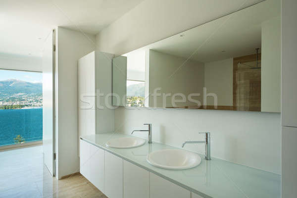 Interior, modern bathroom Stock photo © alexandre_zveiger