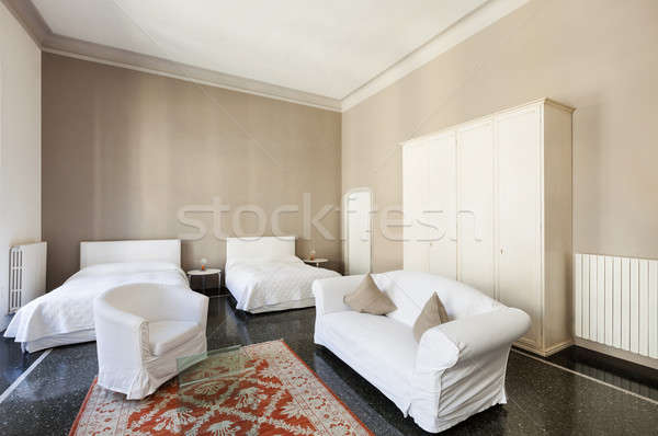 Foto stock: Interior · arquitetura · apartamento · belo · quarto · de · hotel · histórico