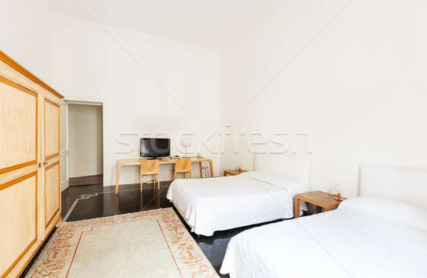 Interior arquitectura apartamento hermosa hotel doble Foto stock © alexandre_zveiger