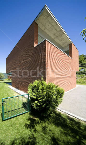 brick house, view from the garden Stock photo © alexandre_zveiger