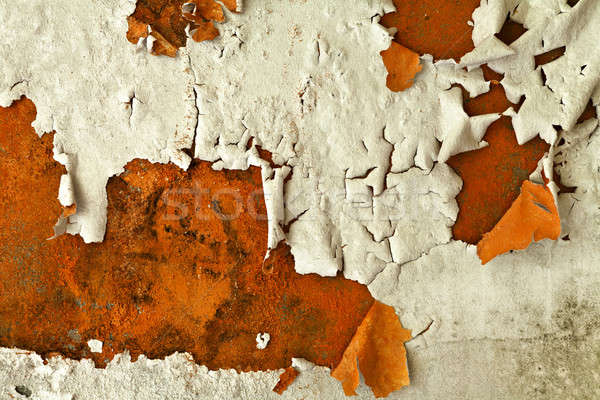 Stockfoto: Verlaten · huis · architectuur · grunge · oude · muur