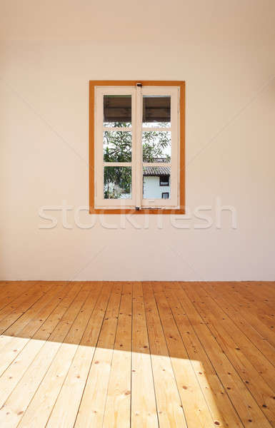 Interior rústico casa casa quarto windows Foto stock © alexandre_zveiger