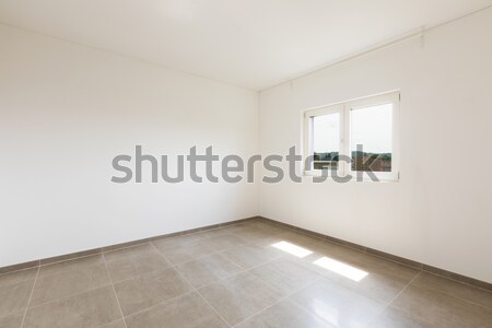 Foto stock: Belo · vazio · apartamento · branco · cozinha · piso · de · madeira