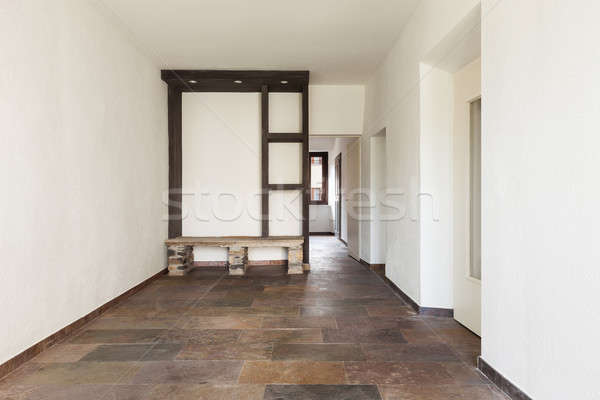 Foto stock: Interior · rústico · casa · antigua · casa · habitación · vacía · piso