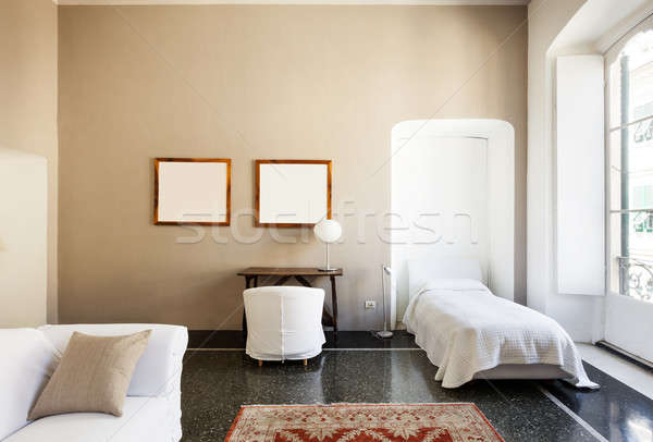 Foto stock: Interior · arquitetura · apartamento · belo · quarto · de · hotel · histórico