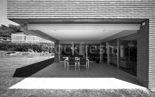 кирпичных дома мнение саду большой современных Сток-фото © alexandre_zveiger