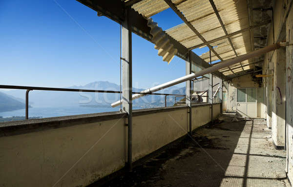 Stock photo: abandoned house, architecture