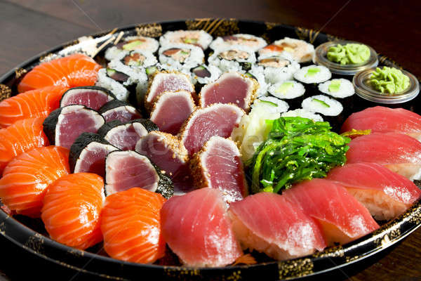 sushi isolated plate Stock photo © alexandre_zveiger