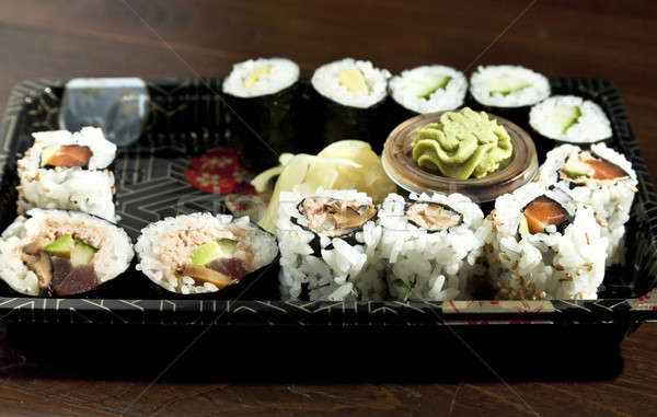 sushi isolated plate Stock photo © alexandre_zveiger