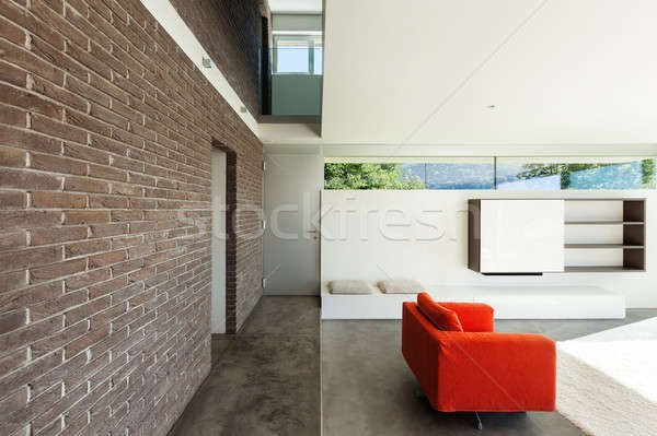 Zdjęcia stock: Wnętrza · nowoczesne · domu · salon · architektury · projektu