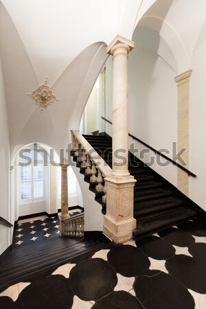 Innenraum Architektur Wohnung alten Treppe Stock foto © alexandre_zveiger